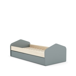 Pat kaki din lemn 90x200 cm Estefania Dr The Home Collection