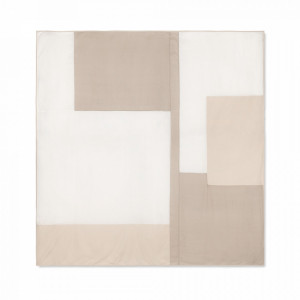 Patura alb antic din fibre naturale 250x250 cm Part Ferm Living