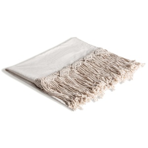 Patura alba din bumbac 135x260 cm Clancy Vical Home