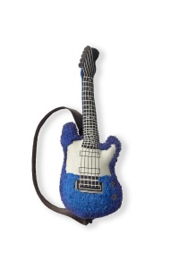 Perna din bumbac multicolor 30x70 cm Electric Guitar Lorena Canals