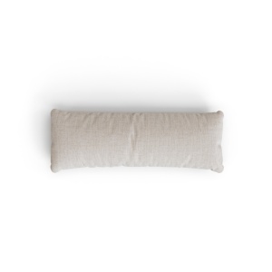 Perna dreptunghiulara bej din fibre sintetice 28x75 cm Sorells Kave Home