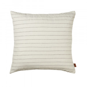 Perna patrata alb antic din fibre naturale 50x50 cm Grand Ferm Living
