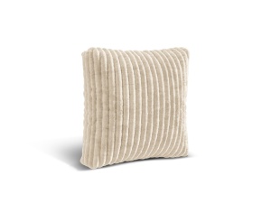 Perna patrata bej deschis din catifea 65x65 cm Martina Corduroy Micadoni