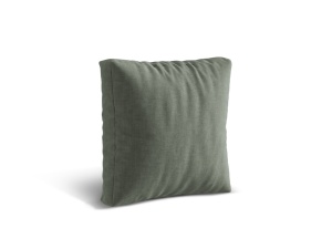 Perna patrata verde muschi din textil 65x65 cm Martina Micadoni