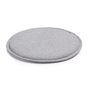 Perna sezut gri din textil 35 cm Silke Kave Home