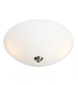 Plafoniera alba din sticla cu 3 becuri Polar Markslojd