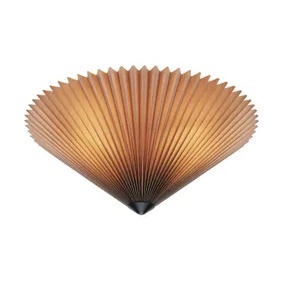 Plafoniera gri din fibre sintetice cu 3 becuri Plisado M Markslojd