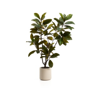 Planta artificiala cu ghiveci din ciment 160 cm Magnolia Kave Home