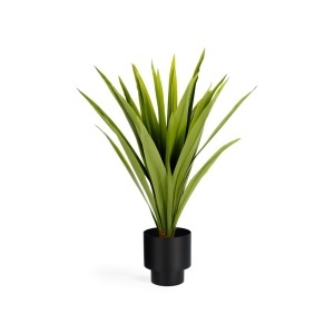 Planta artificiala cu ghiveci din ciment 80 cm Yucca Kave Home