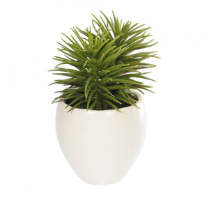 Planta artificiala cu ghiveci din polietilena si ceramica 12 cm Pino Kave Home