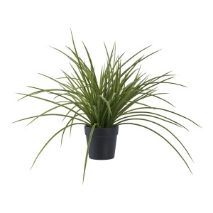 Planta artificiala verde din fibre sintetice 45 cm Grass House Nordic