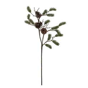 Planta artificiala verde din fibre sintetice 73 cm Pine Stem Bloomingville