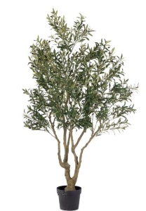 Planta artificiala verde/neagra din fibre sintetice 210 cm Olive Bizzotto