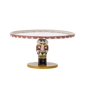 Platou cu picior multicolor din ceramica 20 cm Jolly Bloomingville
