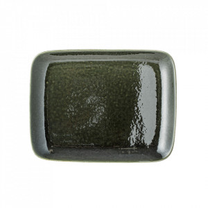 Platou verde din ceramica 25x31 cm Joelle Bloomingville