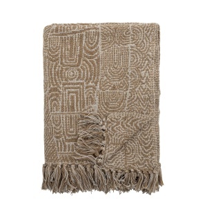 Pled maro din fibre 130x160 cm Bresso Bloomingville
