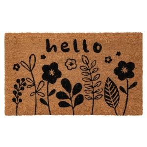 Pres intrare maro din fibre naturale Porto Flowers Lalee (diverse dimensiuni)