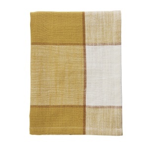 Prosop bucatarie multicolor din bumbac 50x70 cm Checked Curry Madam Stoltz