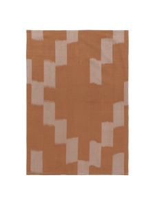 Prosop pentru bucatarie maro din bumbac 50x70 cm Ikat Ferm Living