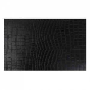 Protectie masa dreptunghiulara neagra din plastic si textil 30x45 cm Layer Aerts