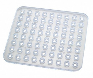 Protectie pentru chiuveta transparenta din plastic 28x31 cm Crystal Wenko