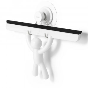 Racleta cu suport alb din plastic Buddy Squeegee Umbra