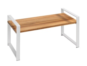 Raft maro/alb din metal 40 cm Louisa Wenko