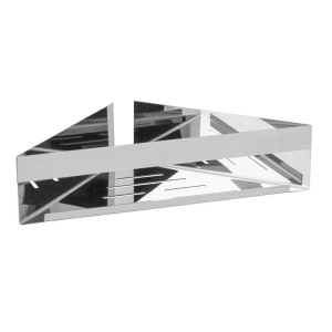 Raft pentru baie argintiu din metal 36 cm Genova Corner Wenko