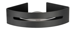 Raft pentru baie negru din metal Bivio Corner Wenko