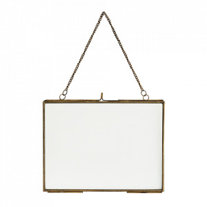 Rama foto suspendabila maro alama din metal 15x20 cm Kimona Madam Stoltz