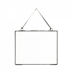 Rama foto suspendabila neagra din metal 20x25 cm Hahoa Madam Stoltz