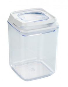 Recipient cu capac transparent/alb din polistiren si plastic 900 ml Turin Medium Wenko