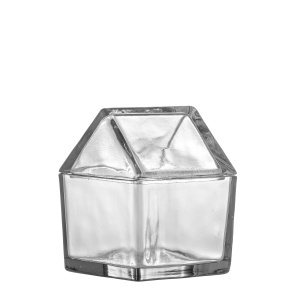 Recipient cu capac transparent din sticla 550 ml Elius Bloomingville