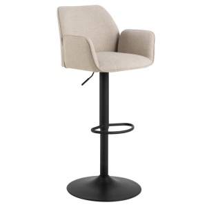 Scaun bar bej din textil Glenda Quiet Object