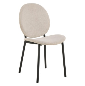 Scaun dining bej din textil Cliff Actona Company