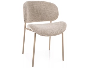 Scaun dining bej din textil Kiso All The Home Collection