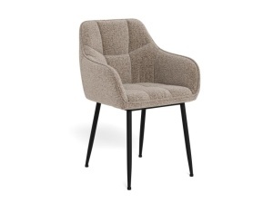Scaun dining din textil bej Brenda Quiet Object