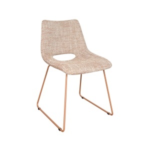 Scaun dining din textil maro Neria Quiet Object