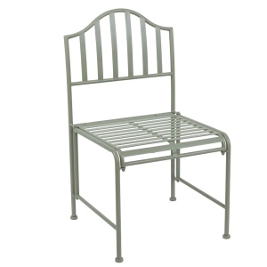 Scaun dining exterior verde din metal Verdant Esschert Design