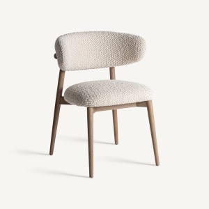 Scaun dining maro/bej din textil Erlec Vical Home