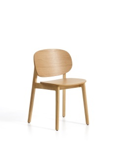 Scaun dining maro deschis din lemn Ludara Kave Home