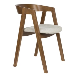 Scaun dining maro din textil Mads Zuiver