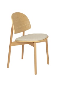 Scaun dining maro din textil Sunrise Zuiver