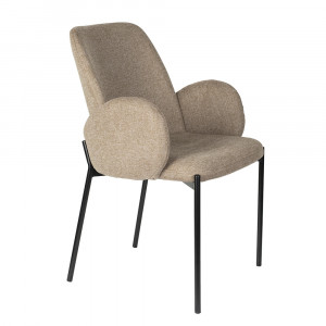 Scaun dining maro din textil Tjarda Quiet Object
