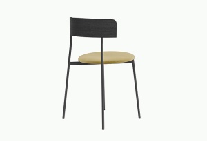 Scaun dining negru/verde fistic din metal Friday Royal pistache - 52 FEST