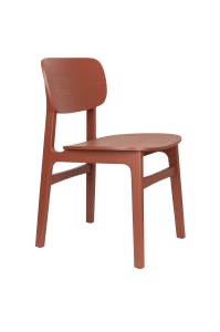 Scaun dining rosu Fleur Dutchbone