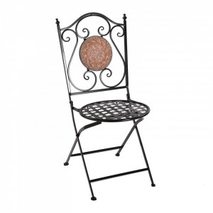 Scaun pliabil pentru exterior multicolor din metal Zoney Versa Home