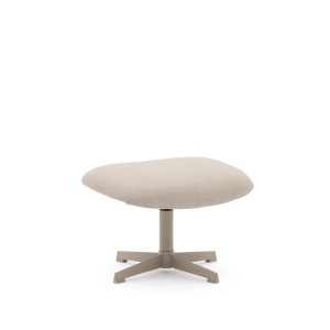 Scaunel bej/gri din textil Teryl Kave Home