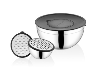 Set 2 boluri cu razatoare si capac de depozitare N18100 The Home Collection