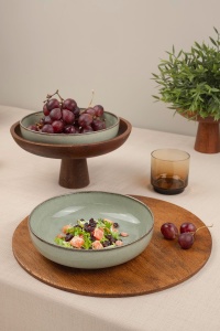 Set 2 boluri verzi din ceramica 20 cm MOD20CKS The Home Collection